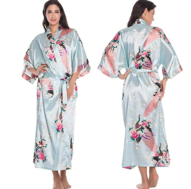 Sakura Kimono in Faded Blue